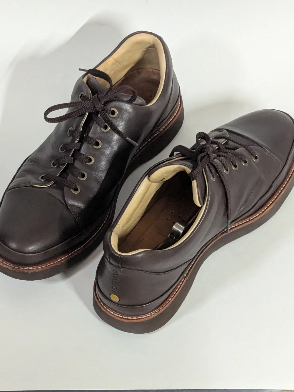 Samuel Hubbard Men's Brown Leather Lace-Up Casual Shoe Sz 11